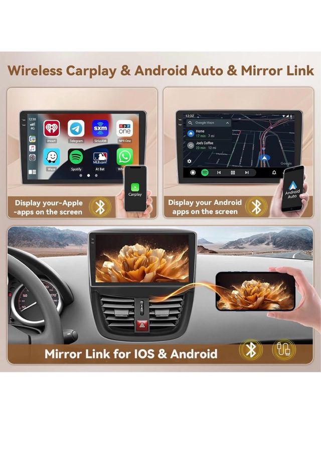 Radio Coche Android 15 Peugeot 207 (06-10)