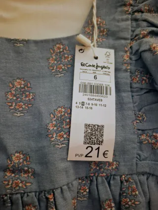 Vestido niña Hipercor