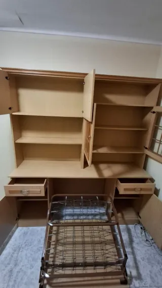 Mueble modular con cama abatible