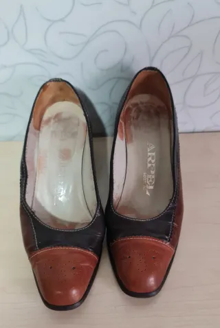 Zapatos de piel Tamagil Marrón y Negro