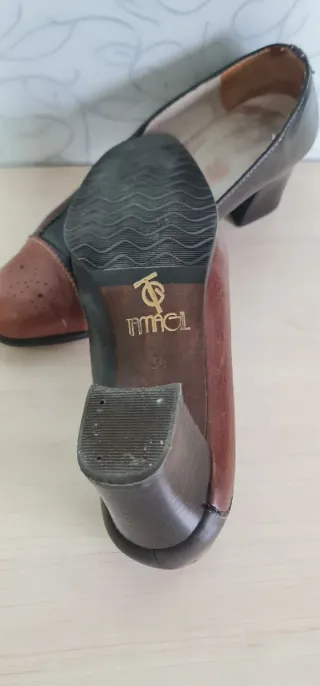 Zapatos de piel Tamagil Marrón y Negro