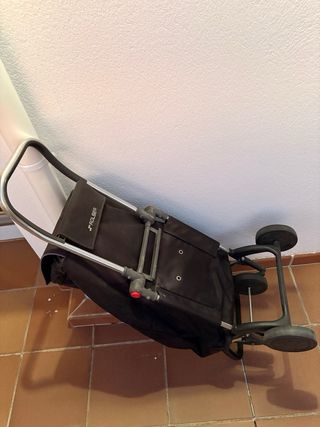Carrito ROLSER 4 ruedas plegable negro
