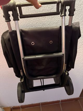 Carrito ROLSER 4 ruedas plegable negro
