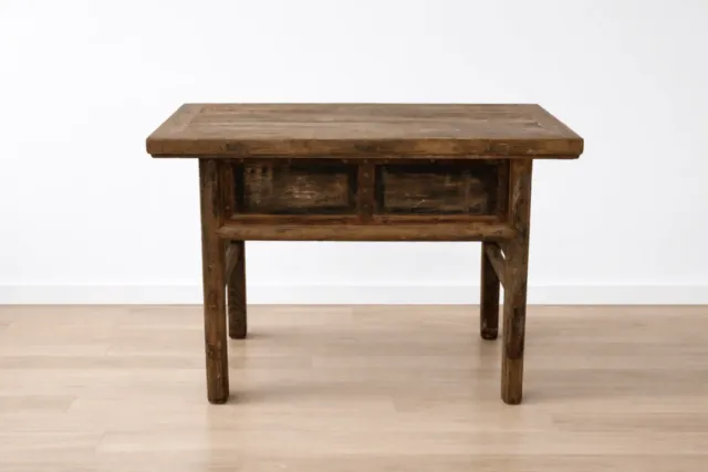 Antigua mesa o consola de madera S.XVIII