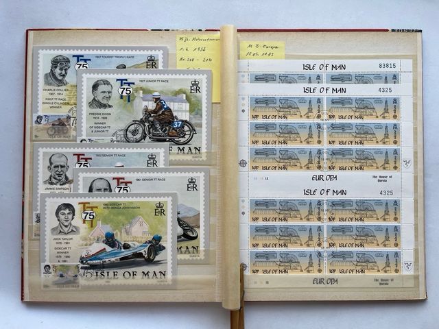Clasificador Sellos Isla de Man Nuevos/Usados