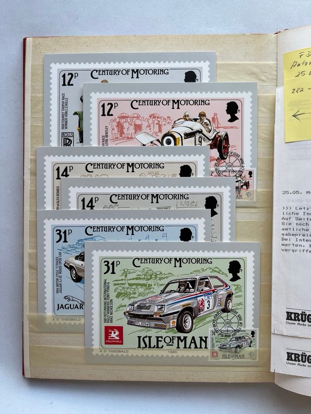 Clasificador Sellos Isla de Man Nuevos/Usados