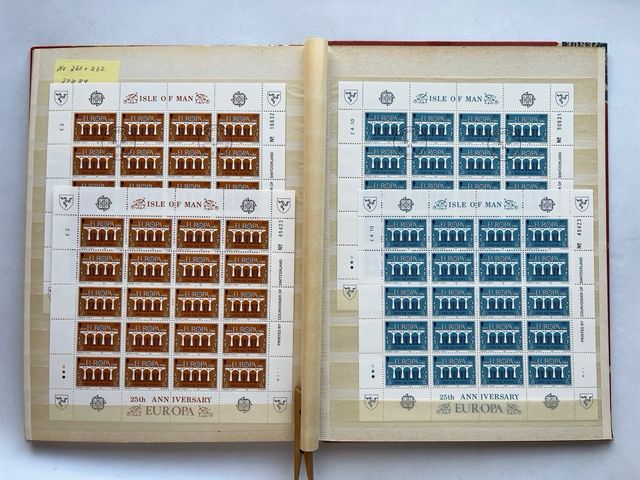 Clasificador Sellos Isla de Man Nuevos/Usados