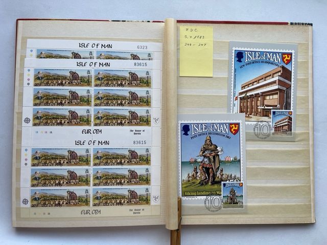 Clasificador Sellos Isla de Man Nuevos/Usados