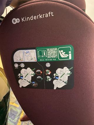 Silla coche Kinderkraft red