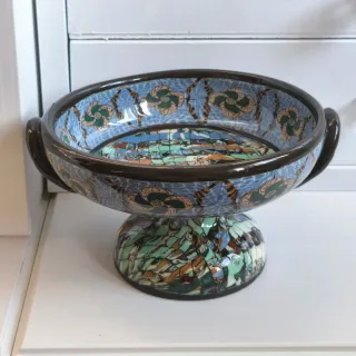 Copa antigua Vallauris Jean Gerbino