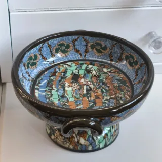 Copa antigua Vallauris Jean Gerbino