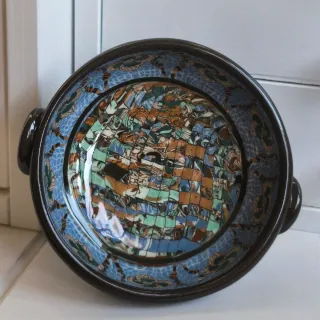 Copa antigua Vallauris Jean Gerbino