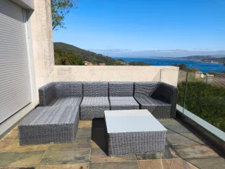 Muebles de mimbre artificial para el exterior