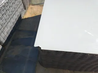 Muebles de mimbre artificial para el exterior