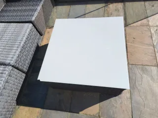 Muebles de mimbre artificial para el exterior