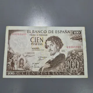 Billete 100 pesetas Banco de España 1965
