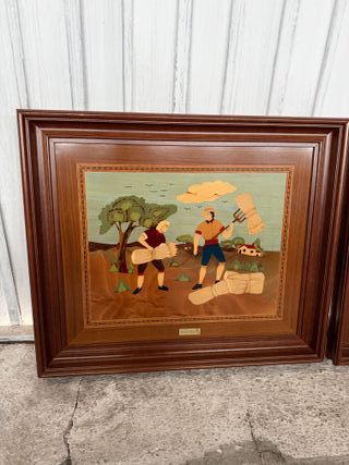 cuadro Marquetería Madera