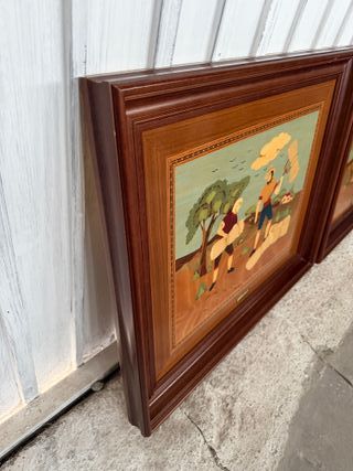 cuadro Marquetería Madera