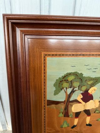cuadro Marquetería Madera