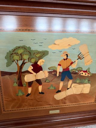 cuadro Marquetería Madera