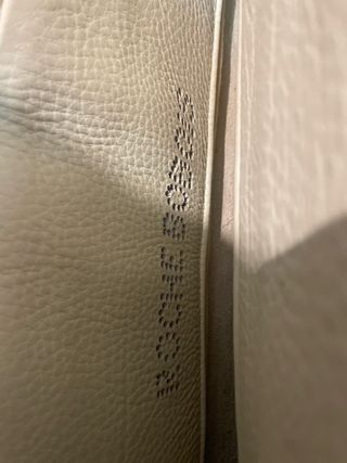 Sofá Roche Bobois Cuero Beige 2 Plazas