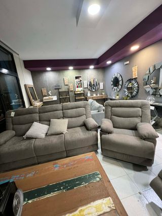 Sofás Relax Marrón 1, 2 y 3 Plazas Laurel renclina