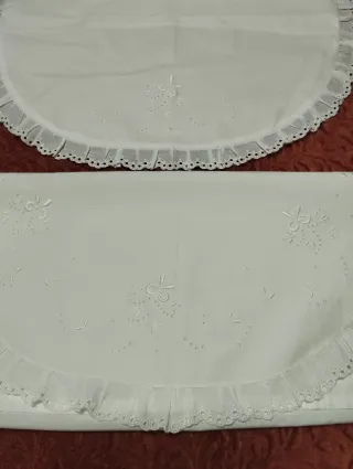 Sabana para cochecito de bebé bordada