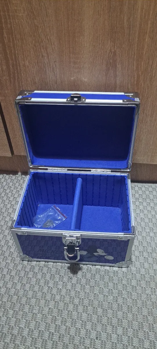 Maletín Mickey Mouse Azul y Plateado