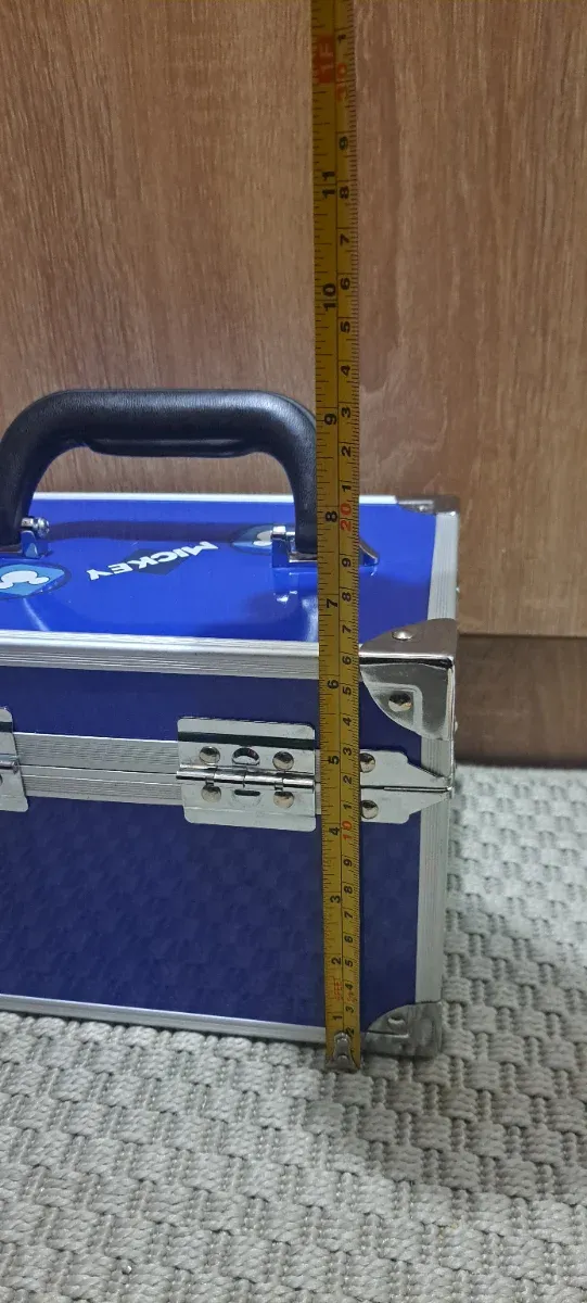 Maletín Mickey Mouse Azul y Plateado