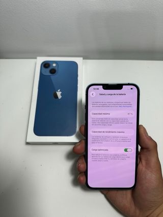 iPhone 13 Azul 87% Batería