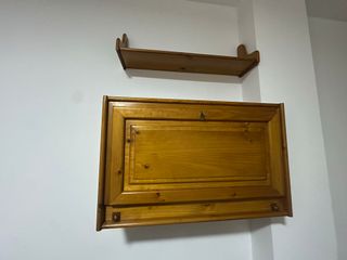 Mueble salón madera maciza rústico