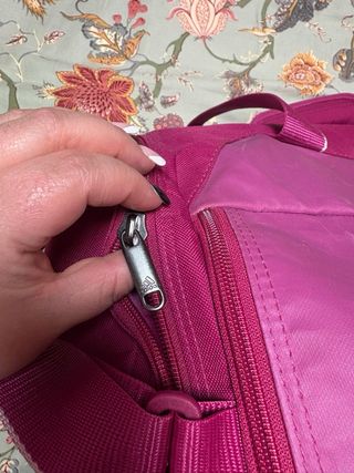 Bolso de viaje Adidas rosa/morado