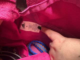 Bolso de viaje Adidas rosa/morado