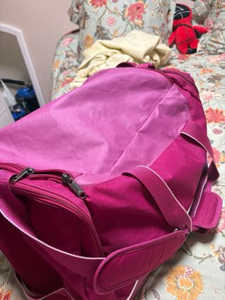 Bolso de viaje Adidas rosa/morado