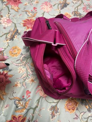 Bolso de viaje Adidas rosa/morado