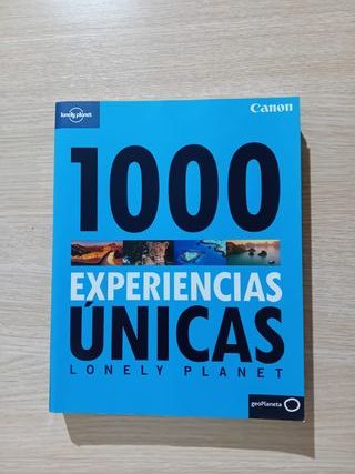 Libro " 1000 experiencias únicas" Lonely planet