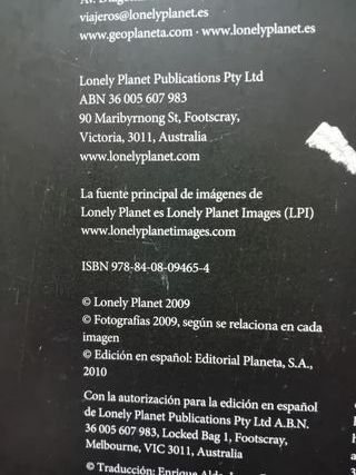 Libro " 1000 experiencias únicas" Lonely planet