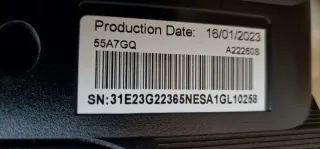 Hisense TV 55A7GQ con Mando