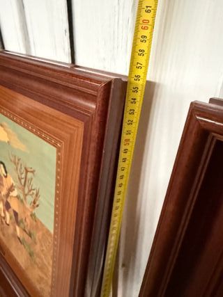 Cuadro de marquetería de madera