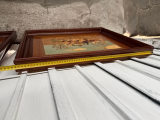 Cuadro de marquetería de madera