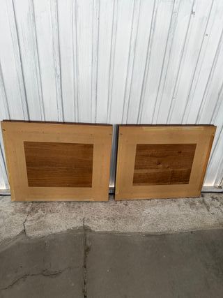 Cuadro de marquetería de madera