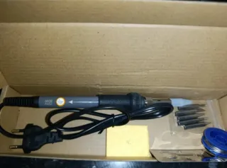 Soldador+estaño para electrónica