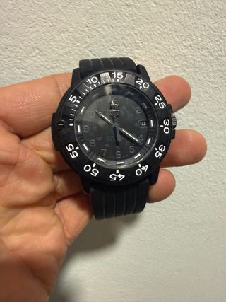 Reloj Luminox Negro y Azul Seiko y watch samsung