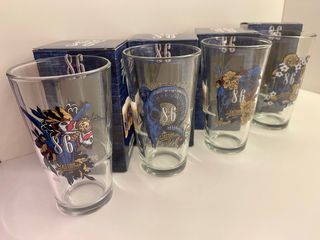 Lotto 4 Bicchieri Birra Bavaria 8.3 Tattoo Ed.