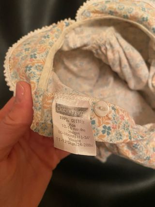 Conjunto vestido y chaquetilla bebé