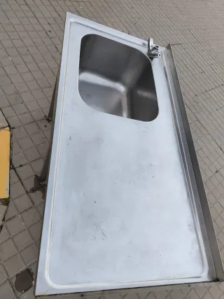 Fregadero industrial acero inoxidable