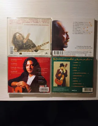 Lote 4 CDs Guitarra Flamenca