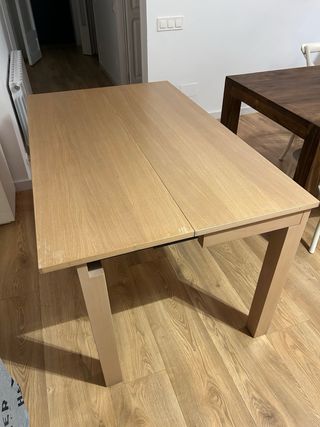 Mesa libro de madera