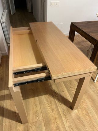 Mesa libro de madera