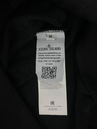 Sweatshirt Stone Island Preto Tamanho M